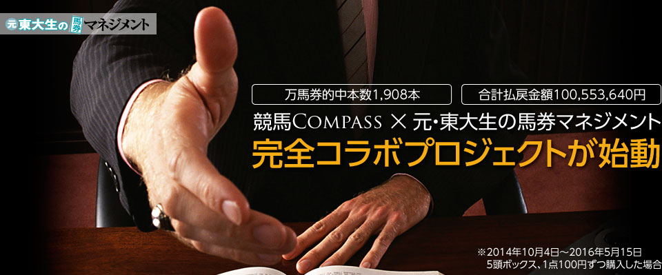 競馬Compass×元・東大生の馬券マネジメント完全コラボプロジェクトが始動
